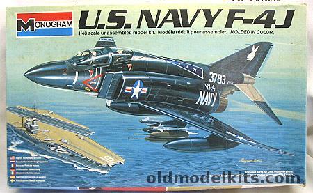 Monogram 1/48 F-4J Black Bunny Phantom II with Model Technologies Canopy Detail Set, 5805 plastic model kit